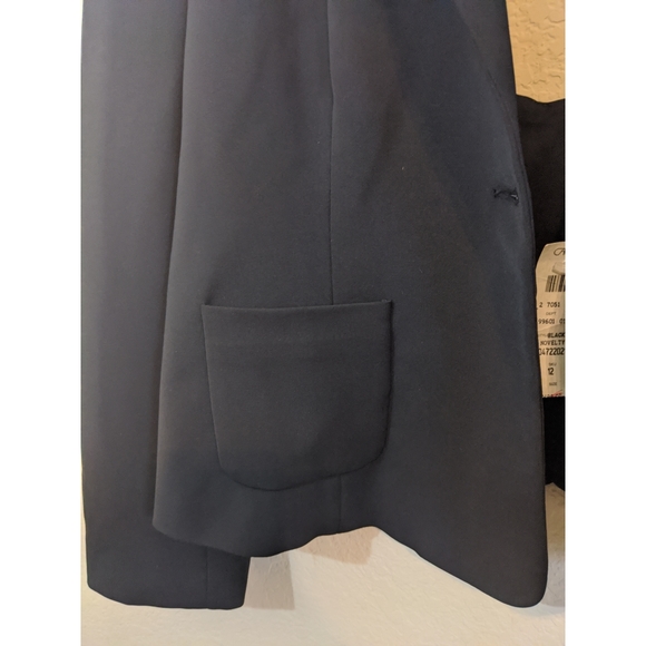 Vintage Back Cutout Cache Black Blazer NWT - Picture 3 of 8